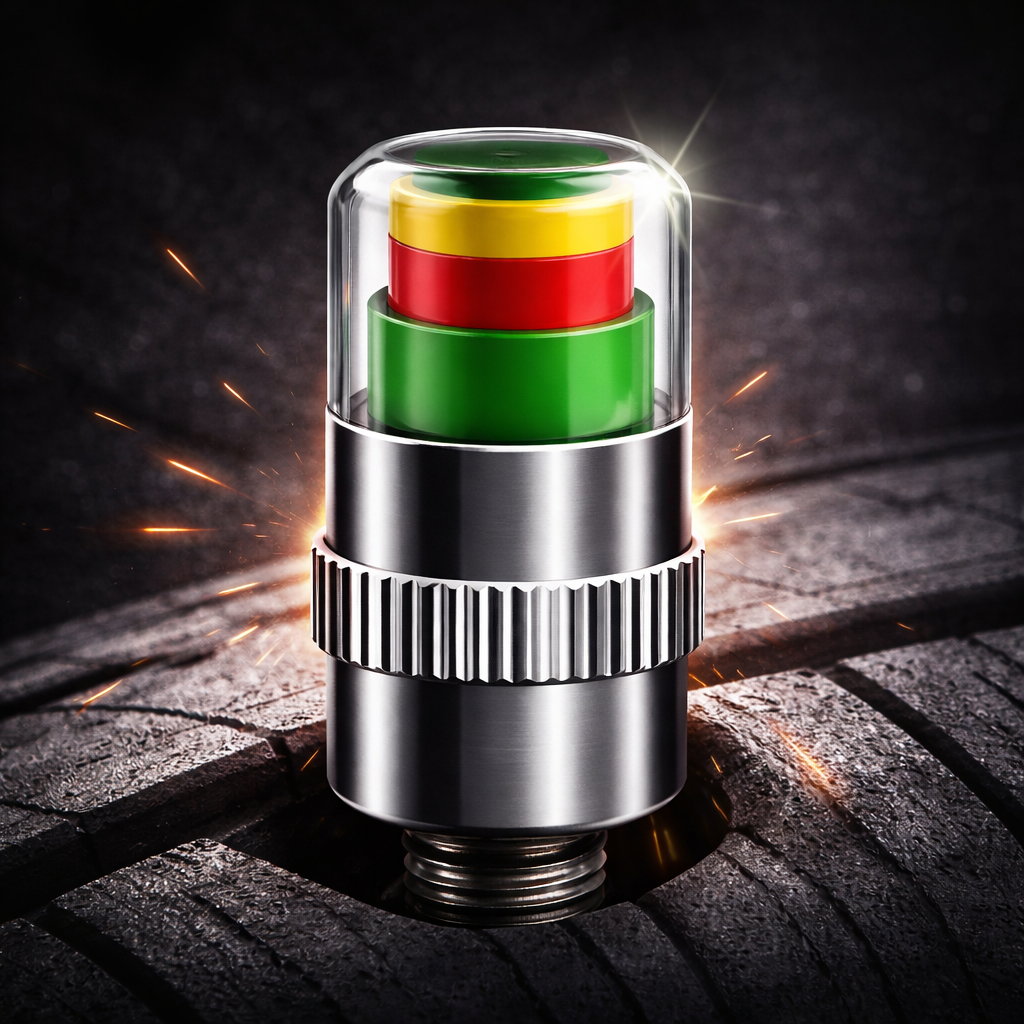 TireGuard – Indicateur lumineux de pression des pneus-  Pack de 4